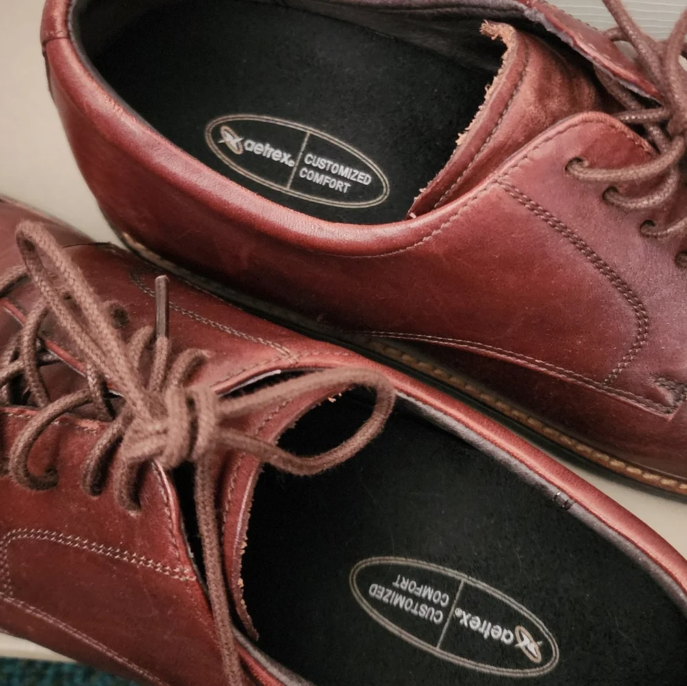 Men's Brown Leather Dress Shoes